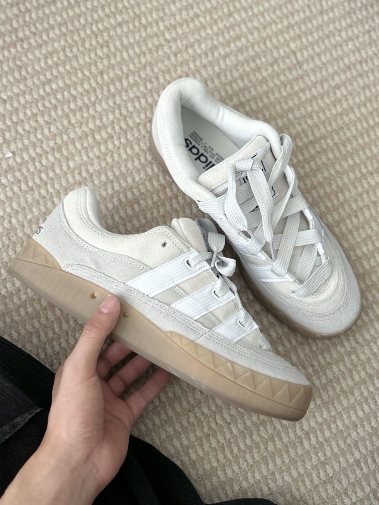 Adidas Originals Adimatic 淺灰色 米灰色 麂皮 焦糖底 復古 麵包鞋 ID0847/預購