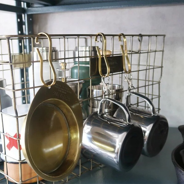 POST-G 復古黃銅掛勾捲線器