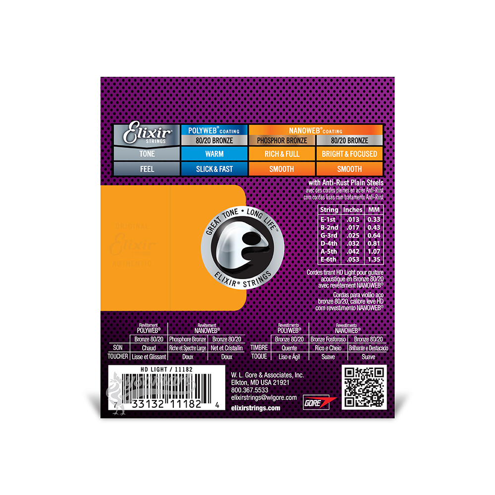 Elixir 民謠吉他弦 013-053 Nanoweb 11182