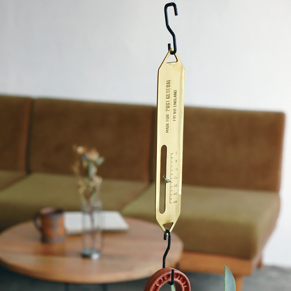POST-G 黃銅尺標造型掛鉤