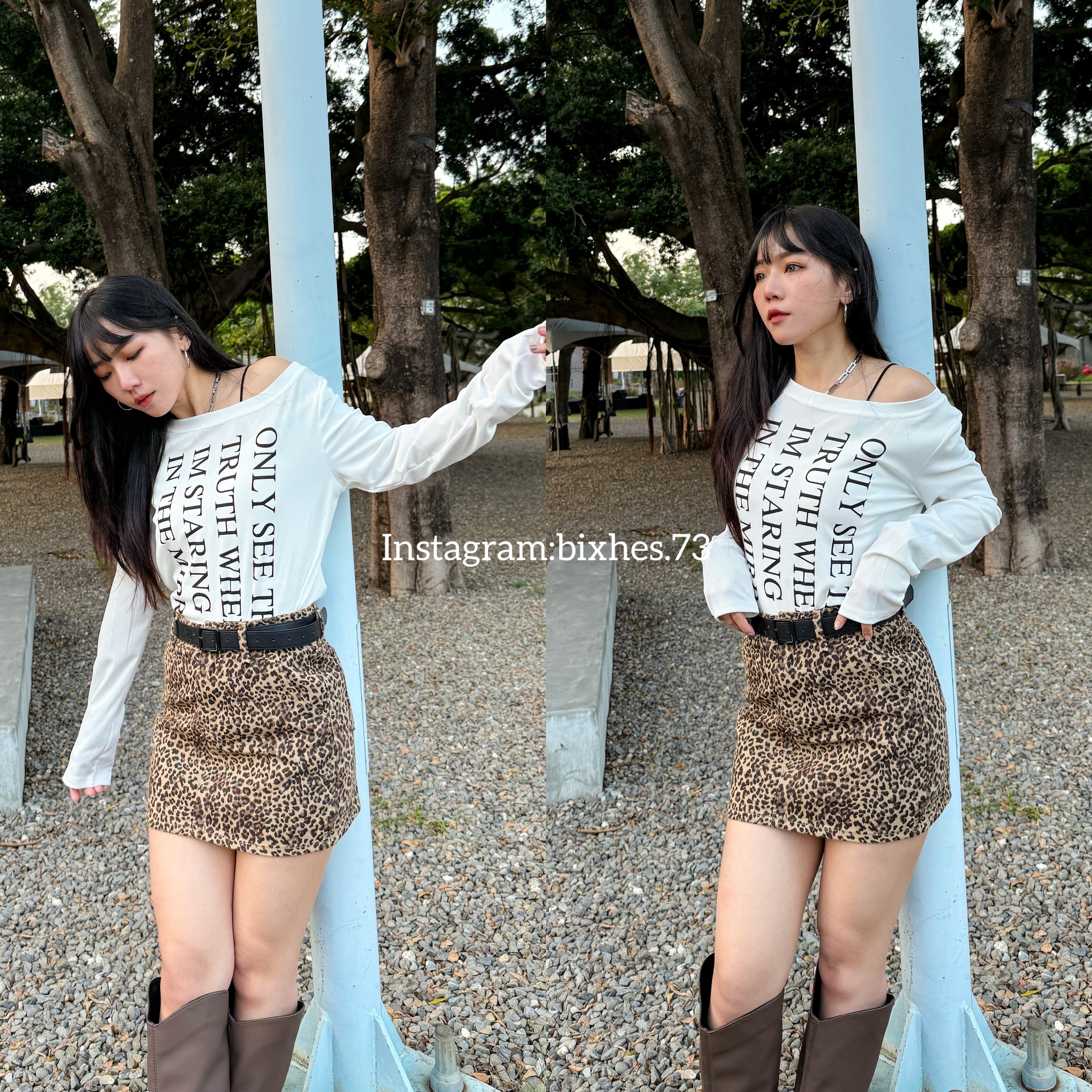 豹紋短裙(D00005)