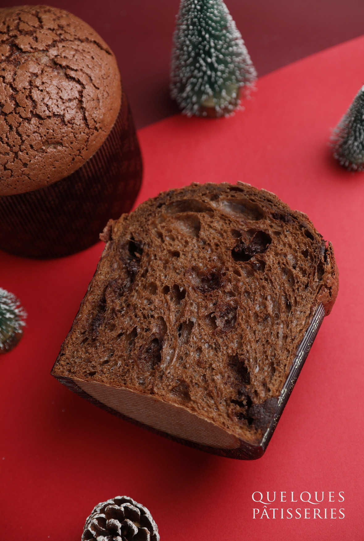 售完｜預購宅配｜義大利聖誕麵包巧克力潘尼朵尼Chocolate Panettone｜World Champion