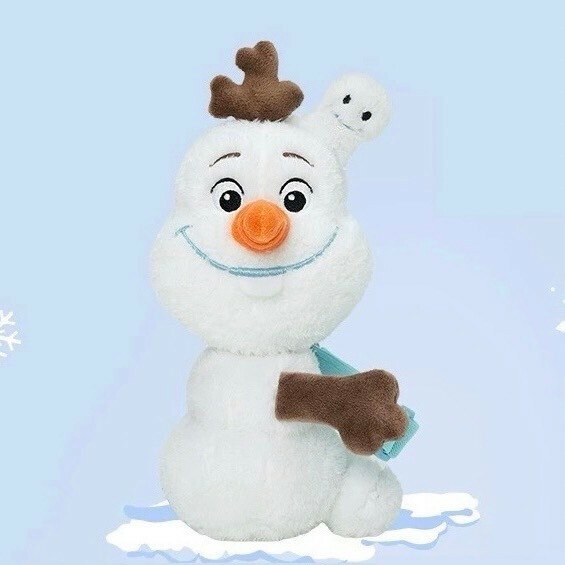 雪寶系列 雪寶 Olaf 抱抱 絨毛 造型 窗簾束帶 窗簾綁帶 冰雪奇緣 Frozen -上海迪士尼樂園