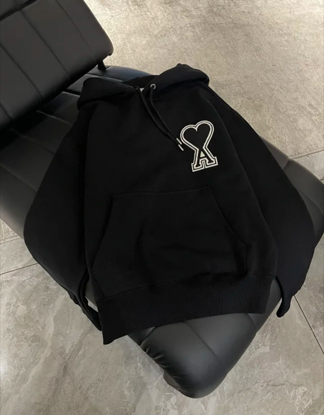 Ami 編織大愛心 有帽衞衣