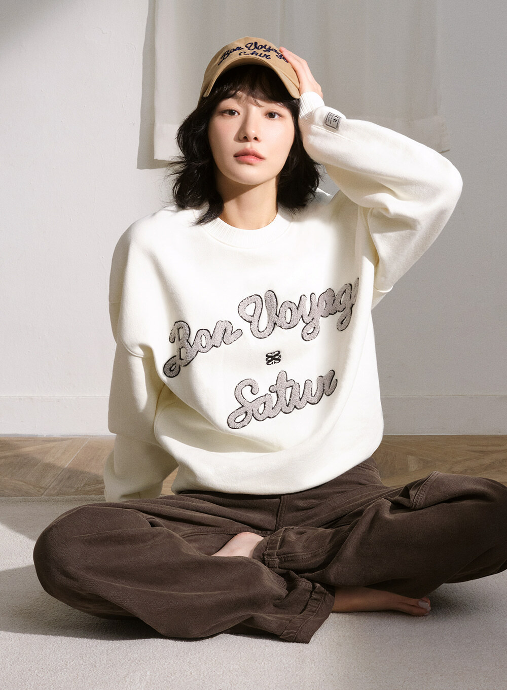 <韓國代購> SATUR BOV VOYAGE BOUCLE SWEATSHIRT