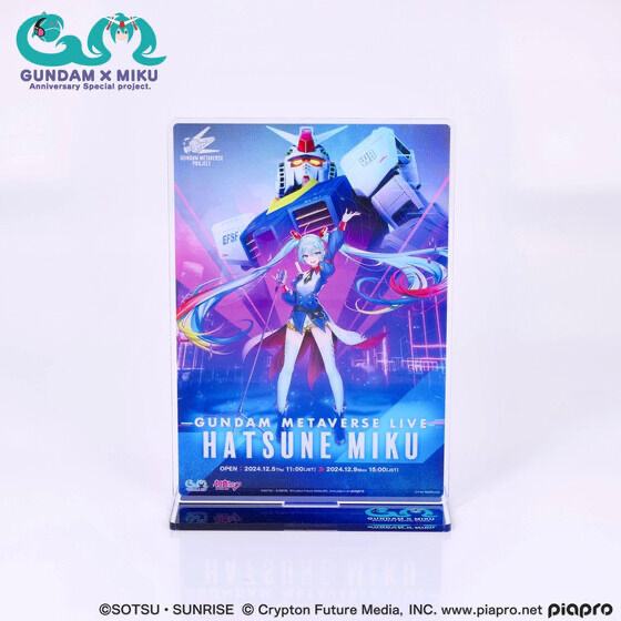 234893 Pbandai 預訂 2025/10月 ガンダム×初音ミク アクリルスタンド キービジュアルver.