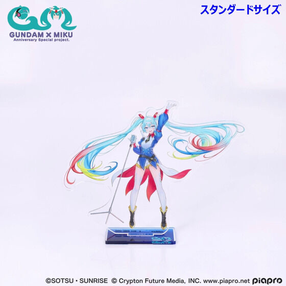 234894 Pbandai 預訂 2025/10月 ガンダム×初音ミク アクリルスタンド（スタンダードサイズ）細size