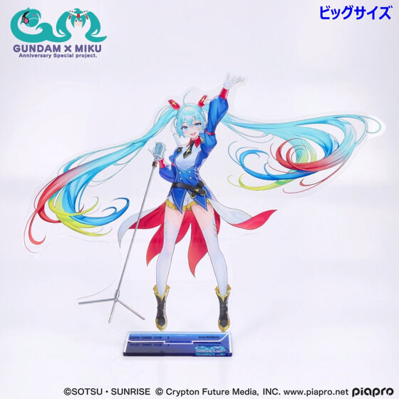 234895 Pbandai 預訂 2025/10月 ガンダム×初音ミク ビッグアクリルスタンド 大size