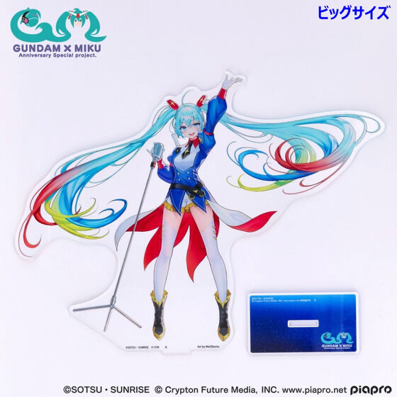 234895 Pbandai 預訂 2025/10月 ガンダム×初音ミク ビッグアクリルスタンド 大size