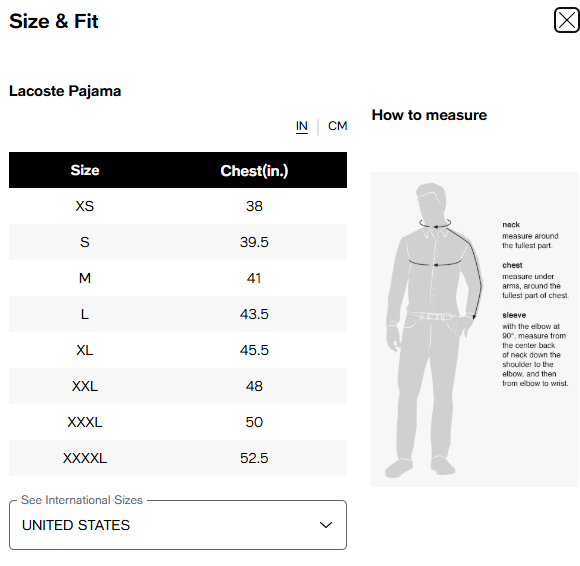 【預購】Lacoste Thermal Waffle G120423 男裝長袖上衣
