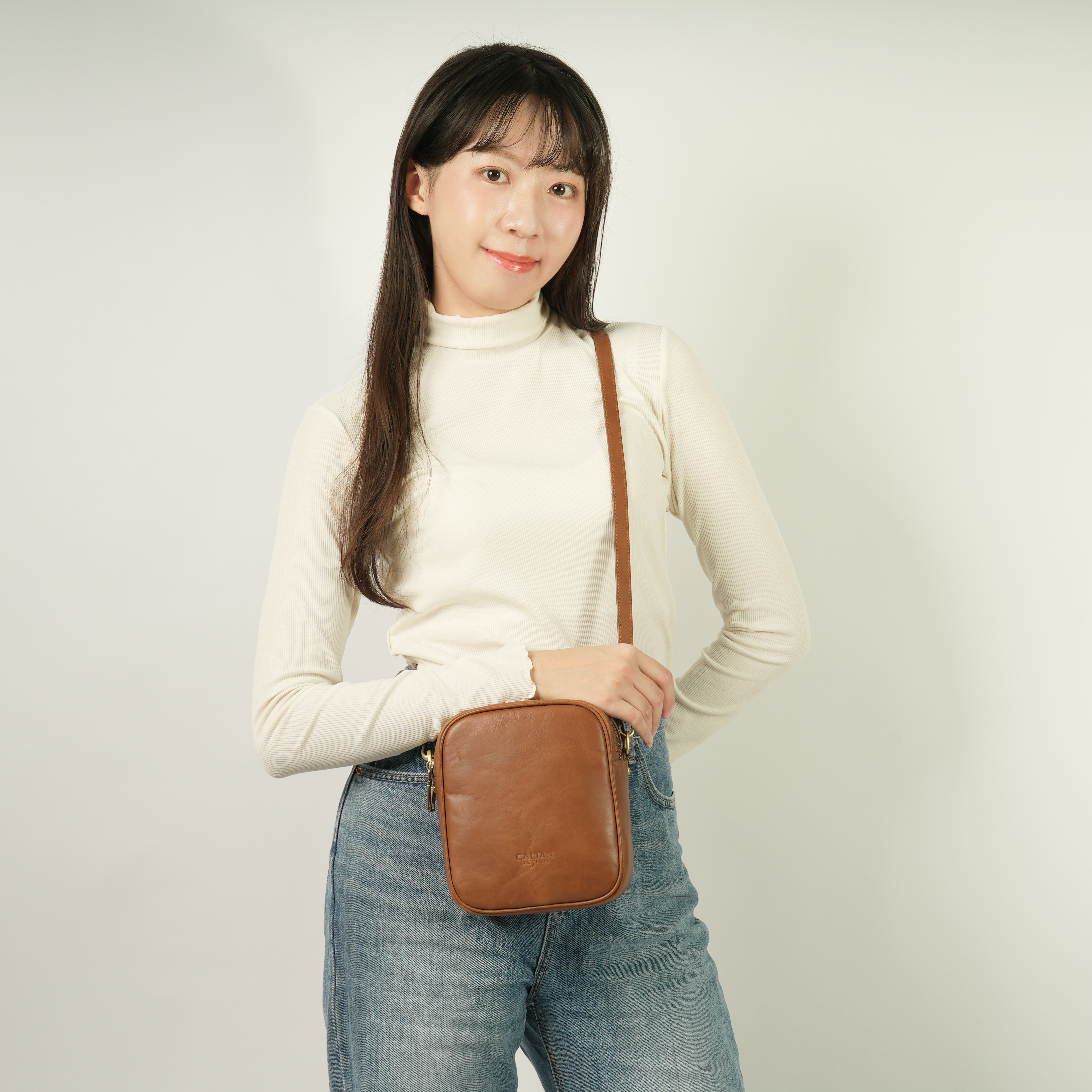 真皮率性簡約風吐司包-兩色(234006)