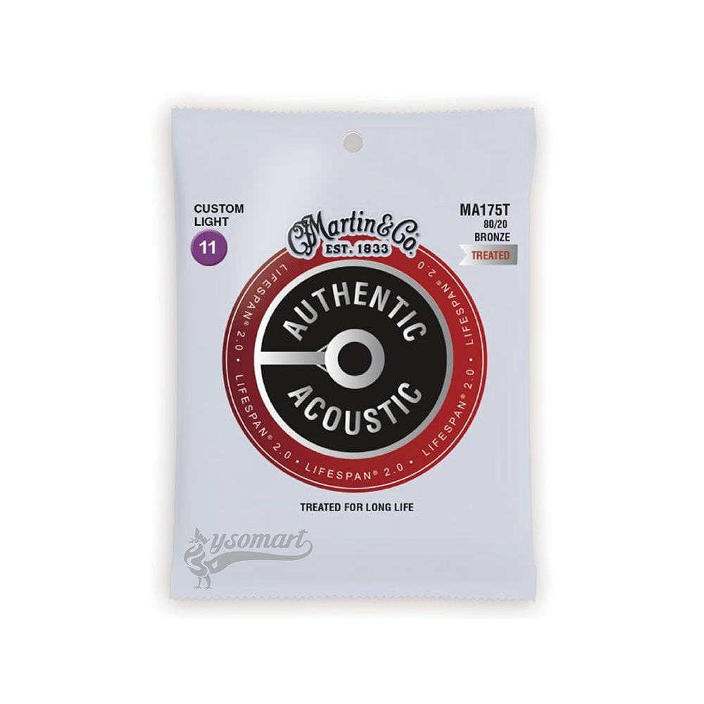Martin LIFESPAN® 2.0 MA175T 黃銅民謠吉他套弦 (011-052)