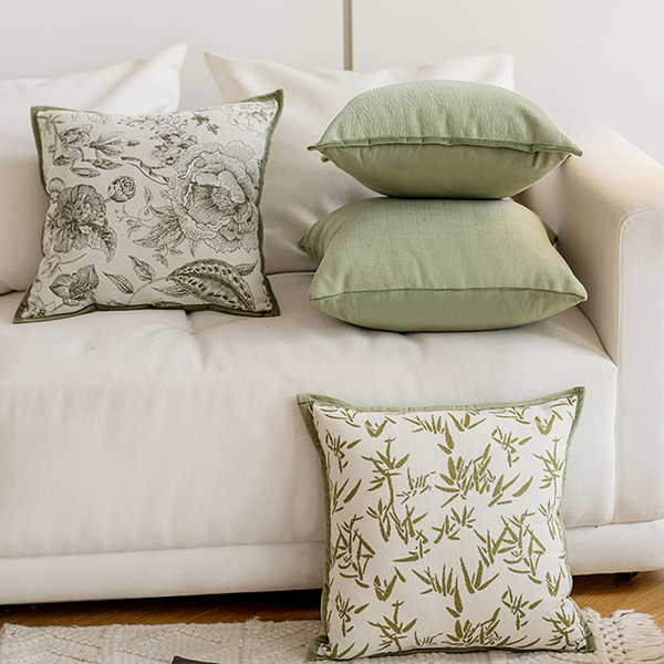 古典花藝抱枕套