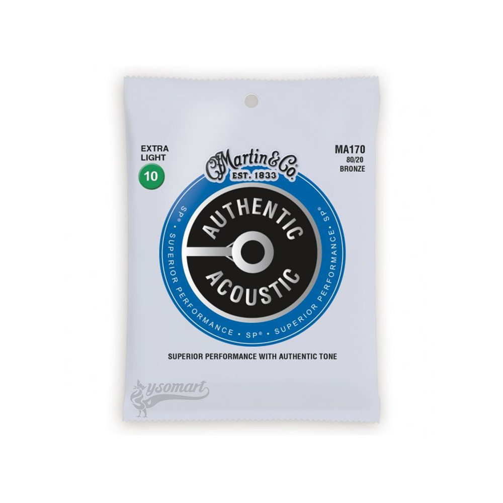 Martin SP® MA170 黃銅民謠吉他套弦 (010-047)