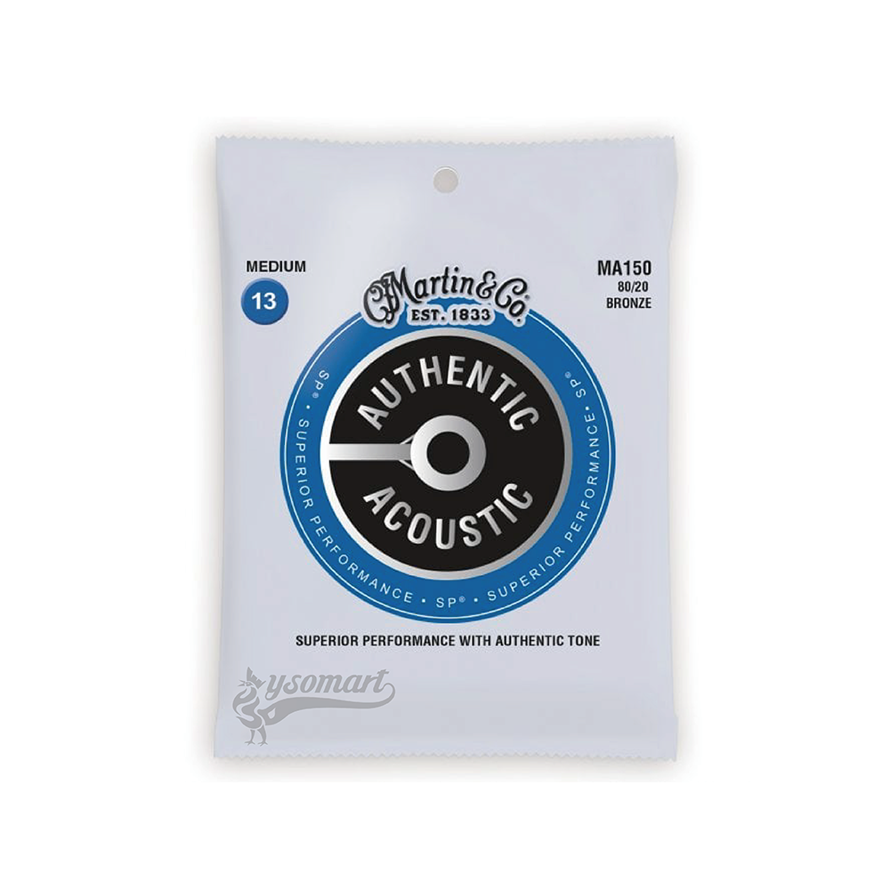 Martin SP® MA150 黃銅民謠吉他套弦 (013-056)