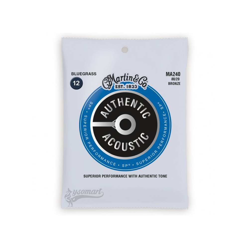 Martin SP® MA240 黃銅民謠吉他套弦 (012-056)