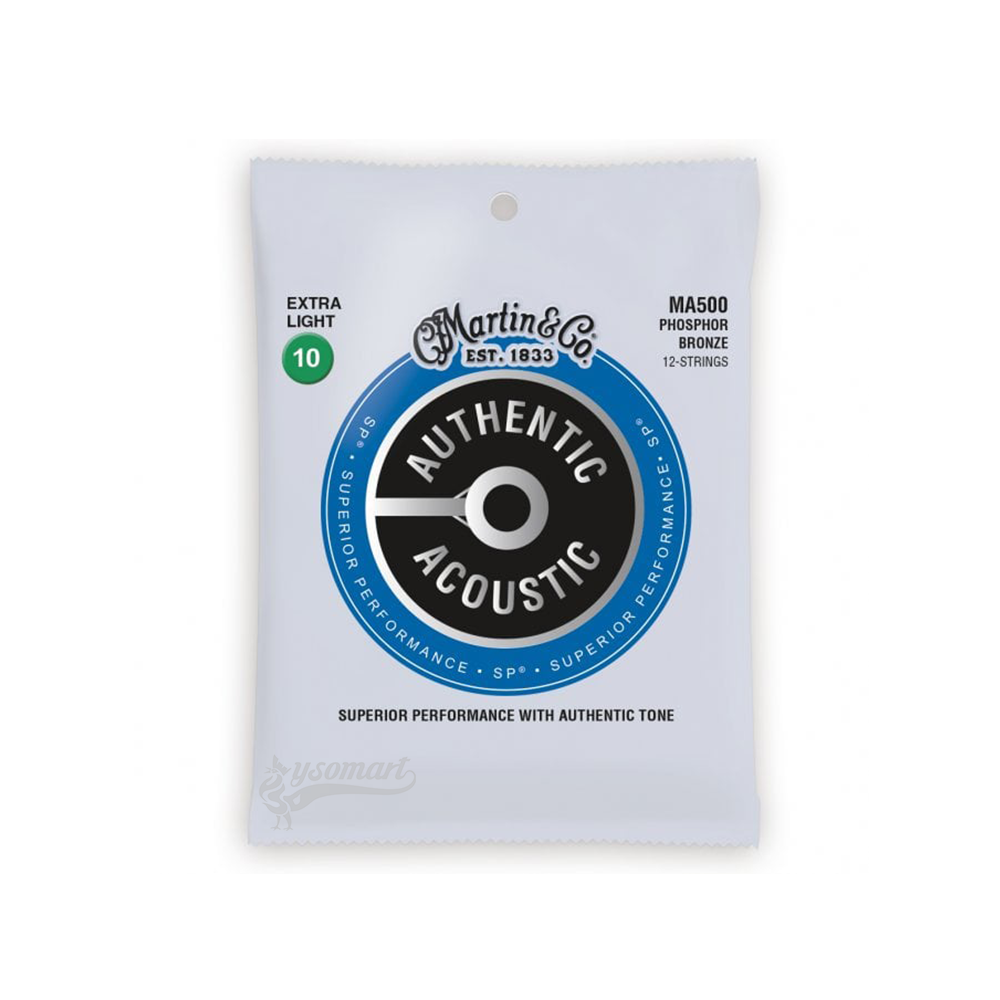 Martin SP® MA500 磷青銅民謠吉他十二弦套弦 (010-047)