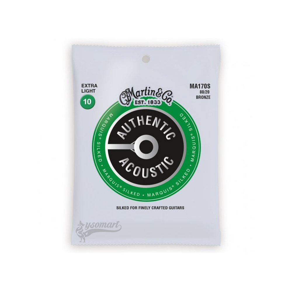 Martin MARQUIS® MA170S 絲鋼纏繞 黃銅民謠吉他套弦 (010-047)