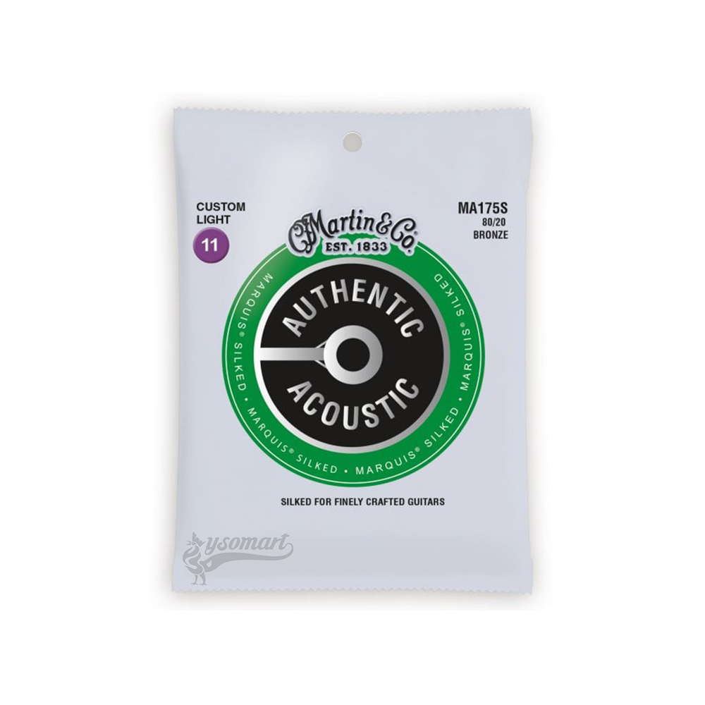 Martin MARQUIS® MA175S 絲鋼纏繞 黃銅民謠吉他套弦 (011-052)