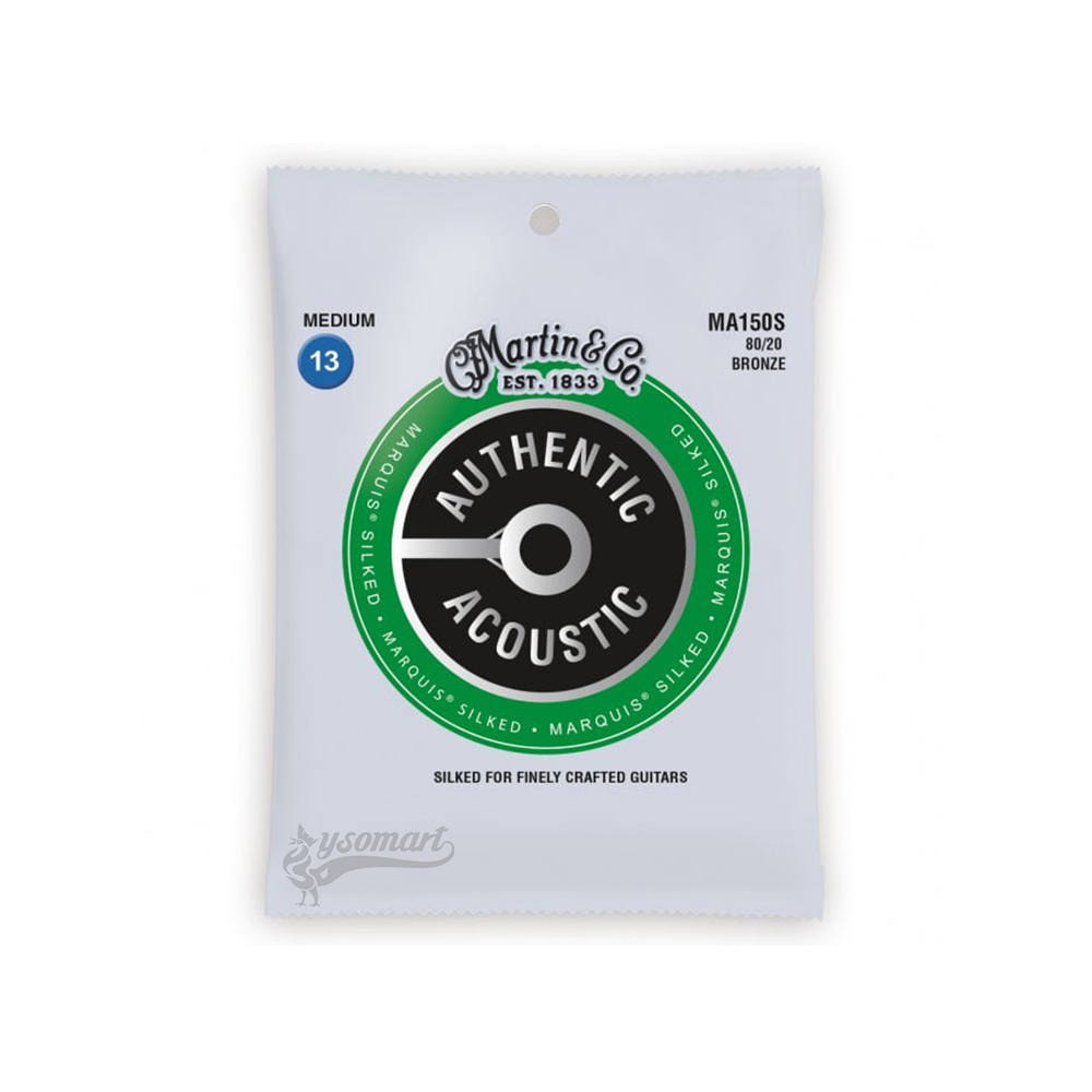 Martin MARQUIS® MA150S 絲鋼纏繞 黃銅民謠吉他套弦 (013-056)