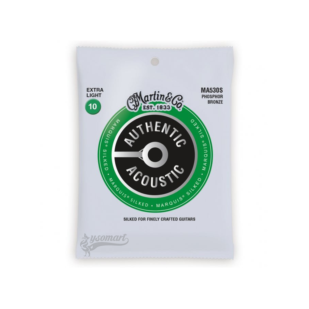 Martin MARQUIS® MA530S 絲鋼纏繞 磷青銅民謠吉他套弦 (010-047)