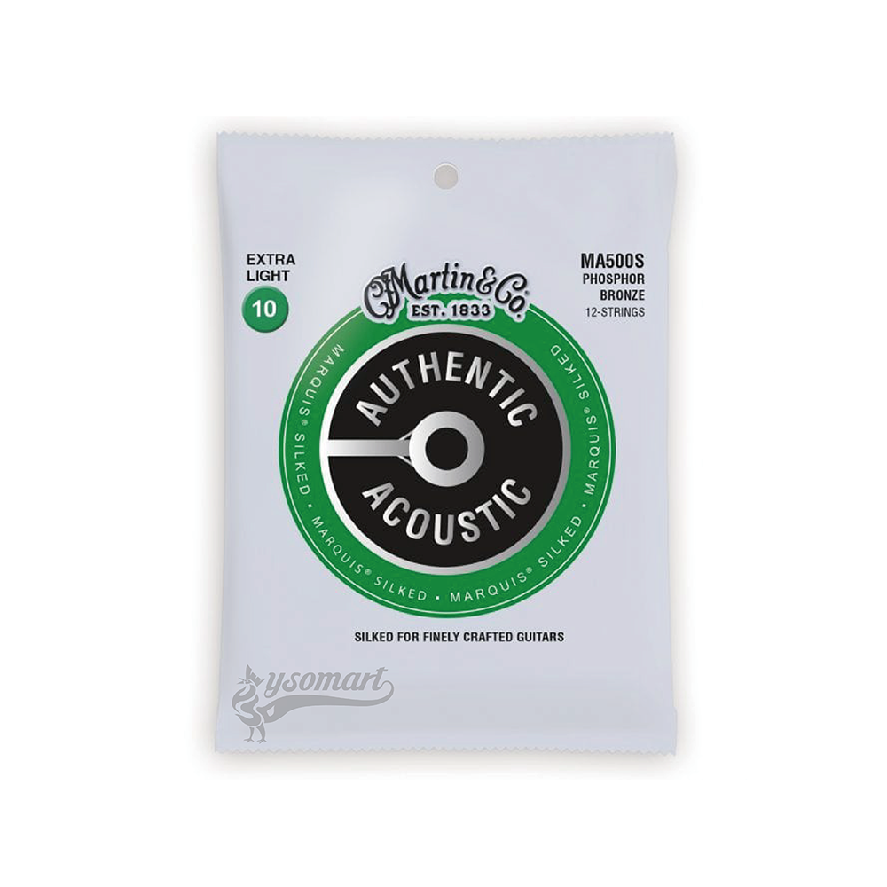 Martin MARQUIS® MA500S 絲鋼纏繞 磷青銅民謠吉他十二弦套弦 (010-047)