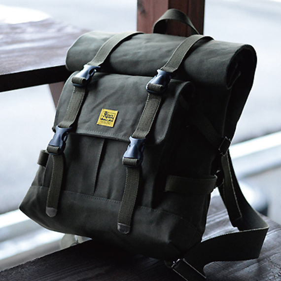 VanNuys D294 Army Green Military Backpacks