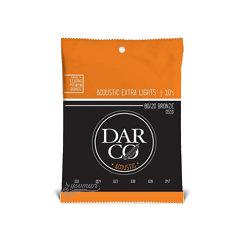 Martin DARCO® D510 黃銅民謠吉他套弦 (010-047)