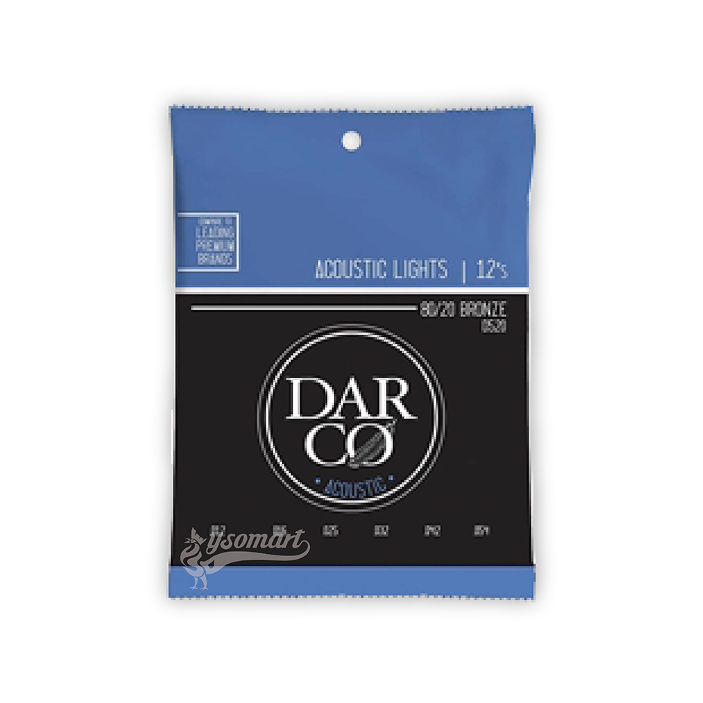 Martin DARCO® D520 黃銅民謠吉他套弦 (012-054)