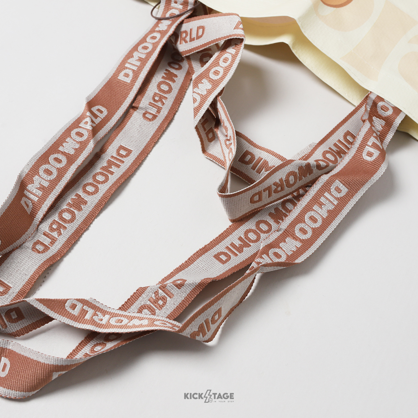 POP MART 泡泡瑪特 DIMOO 動物王國系列 小熊奶爸 手提 環保袋 編織袋【PPMT-062】