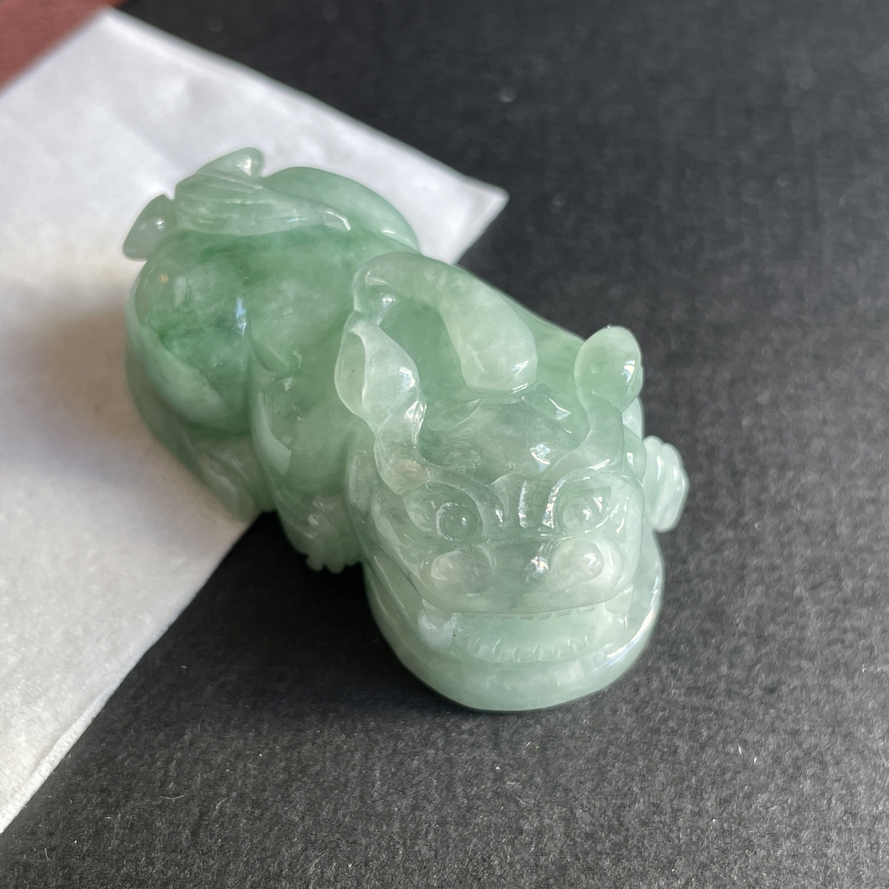 J2156 翡翠冰飄綠貔貅