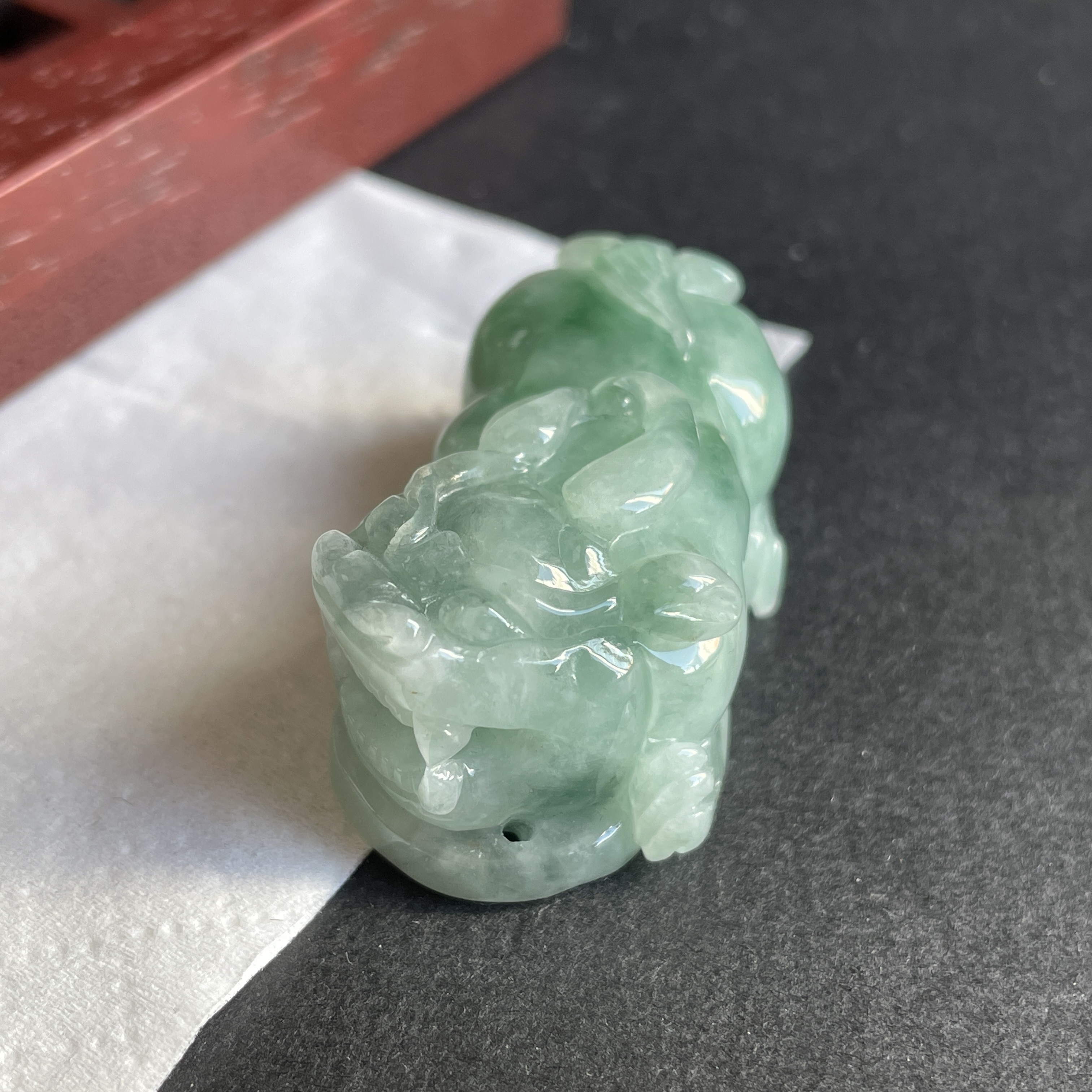 J2156 翡翠冰飄綠貔貅