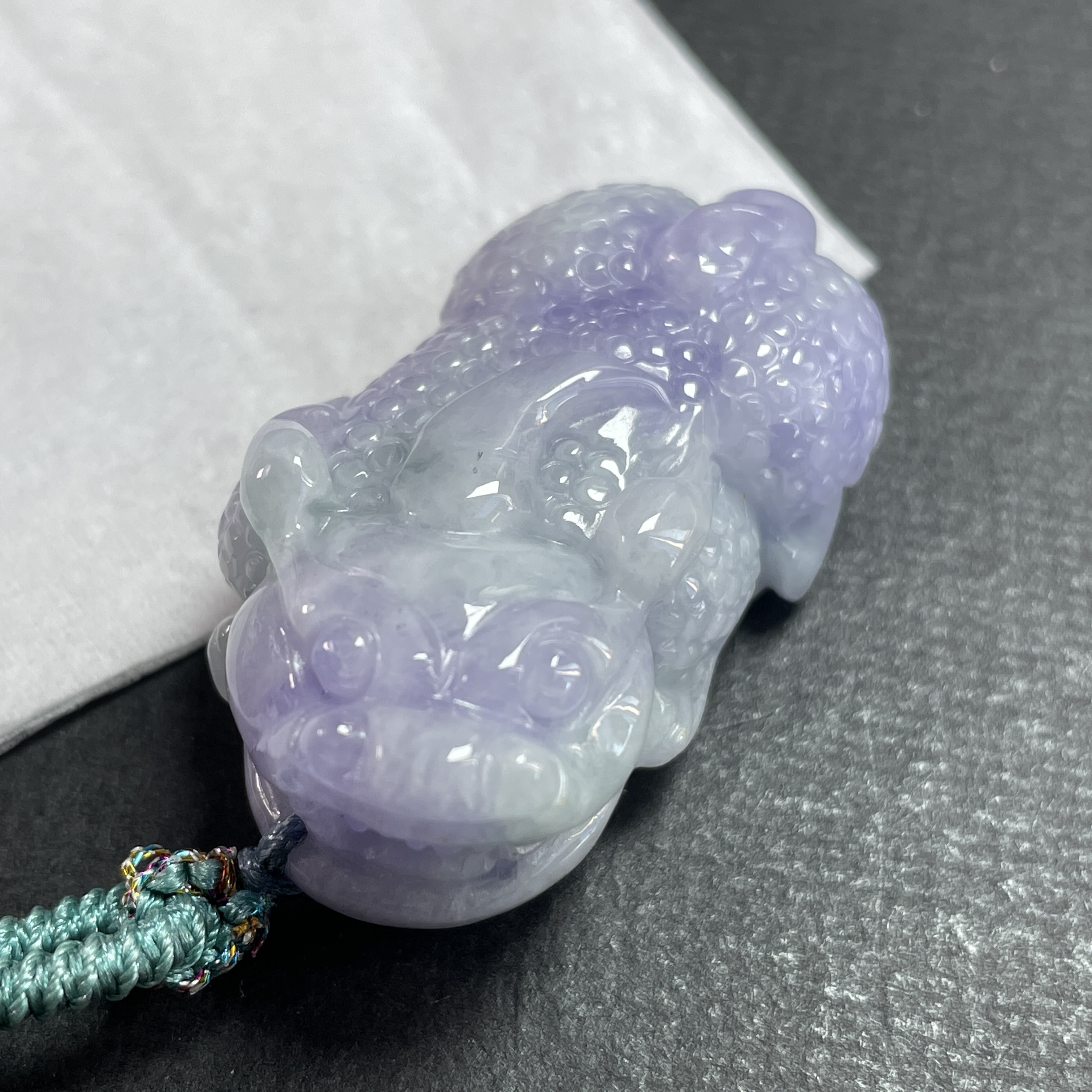 翡翠冰紫羅蘭貔貅吊墜,天然翡翠A玉, 緬甸玉, Jade, Jadeite