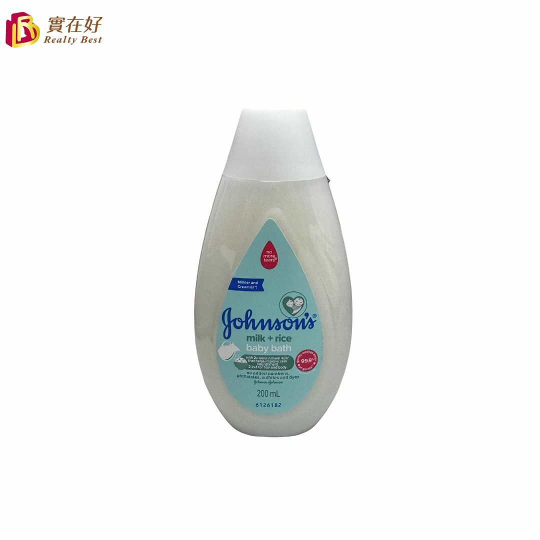 強生嬰兒牛奶純米沐浴乳 200毫升