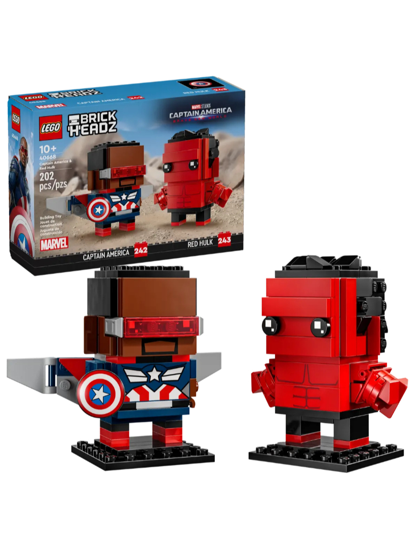 LEGO 40668 Captain America & Red Hulk Figures
