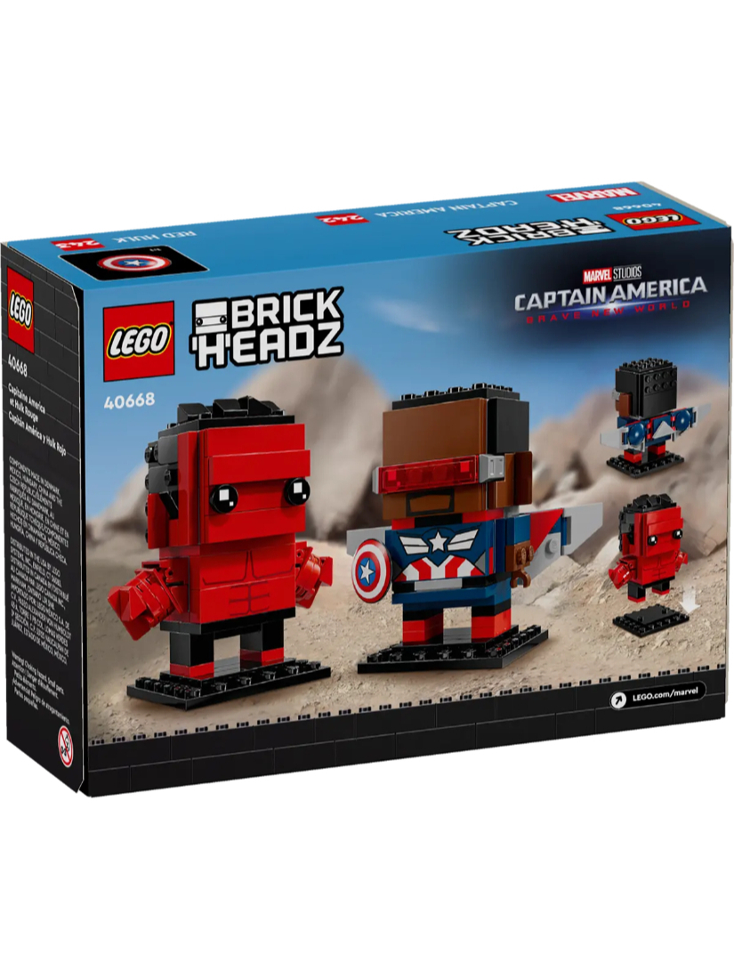 LEGO 40668 Captain America & Red Hulk Figures