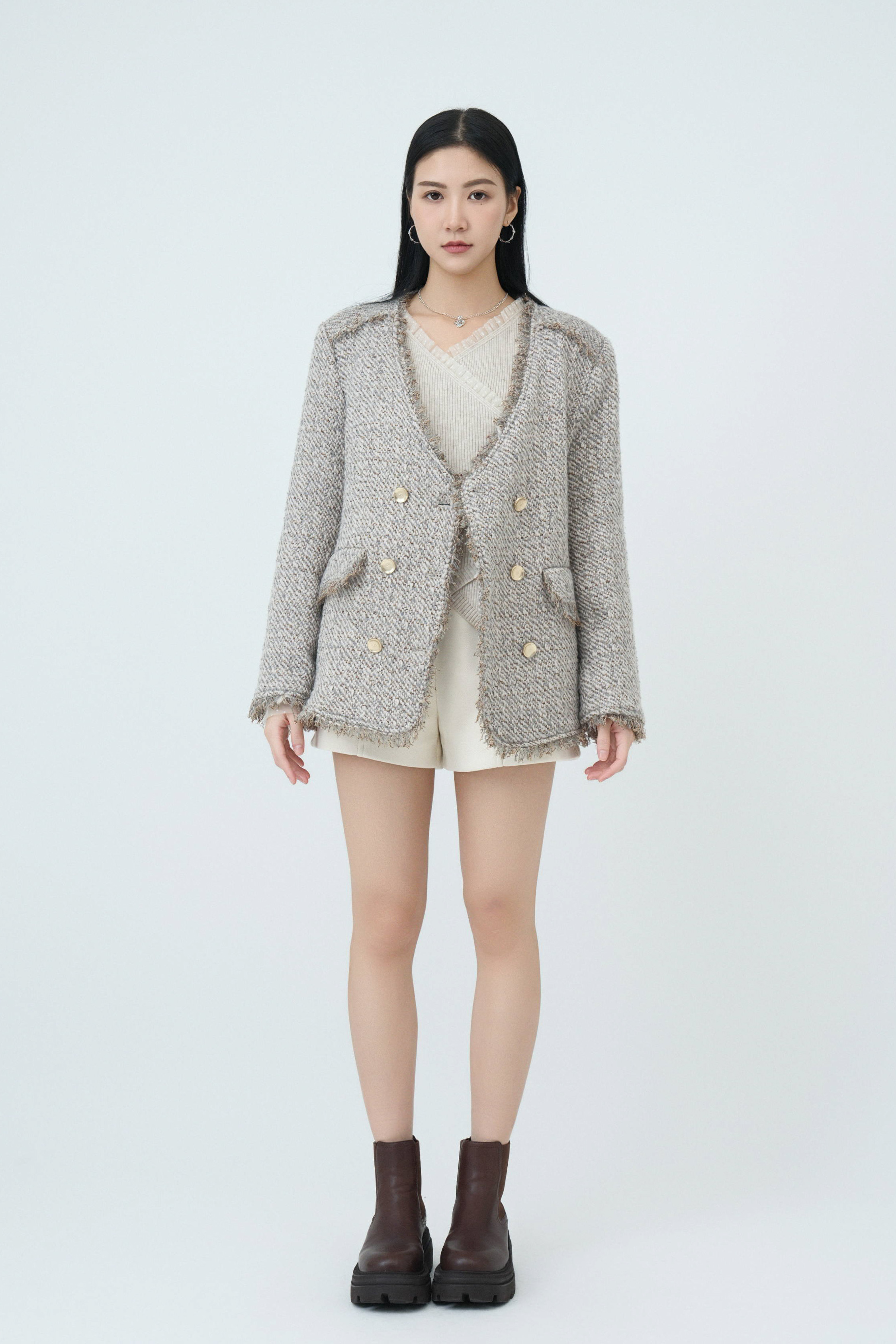 FW24_0231（外套＋上衣+牛仔褲）