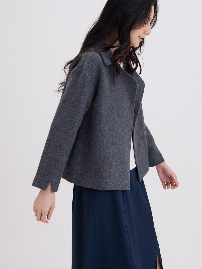 凱勒大衣外套-灰岩