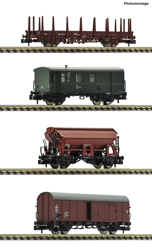 Fleischmann 6660044 N規 DB 貨運列車.4輛