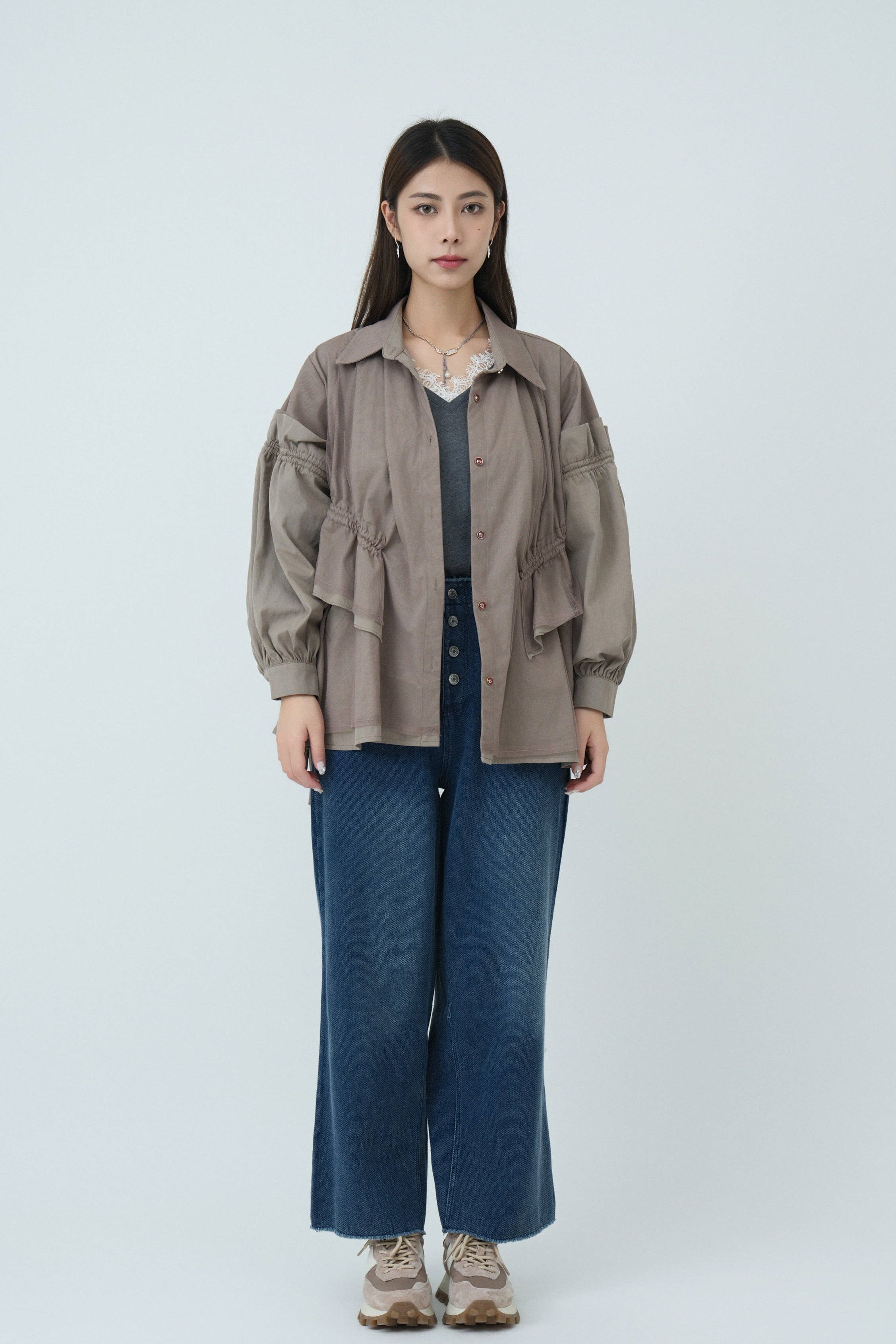 FW24_0241（裇衫＋上衣+牛仔褲）