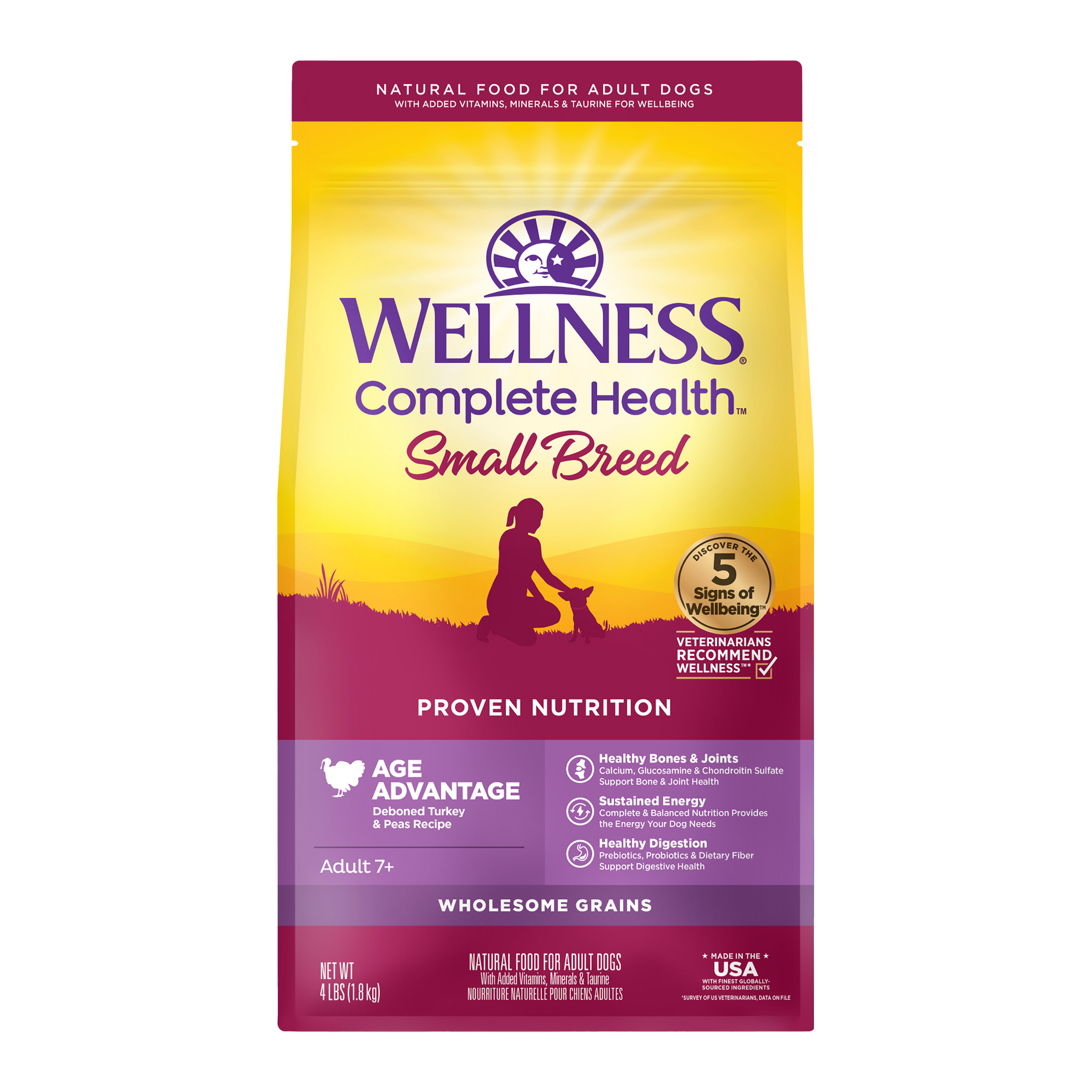 WELLNESS Complete Health 全方位系列-熟齡犬 新鮮火雞肉(4磅)