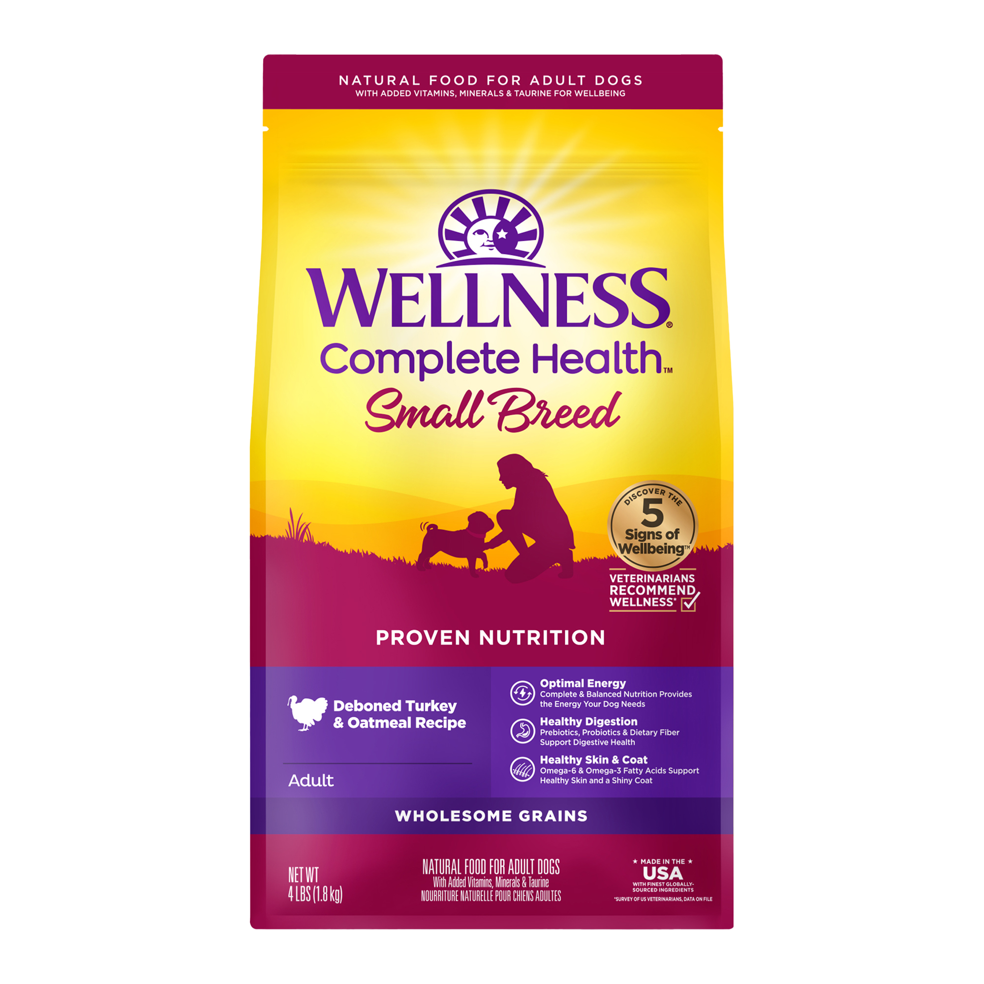 WELLNESS Complete Health 全方位系列-小型犬 新鮮火雞肉(12磅)