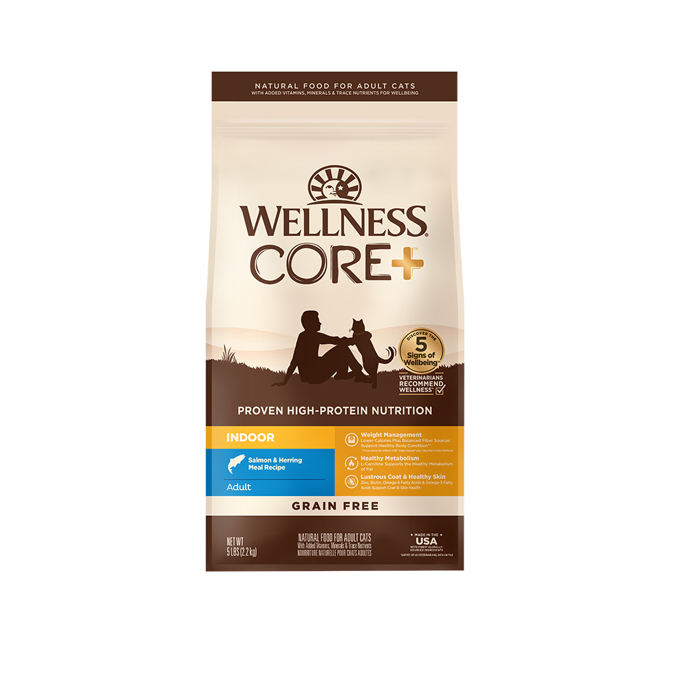 WELLNESS CORE 無穀系列-室內貓 深海魚(5磅)