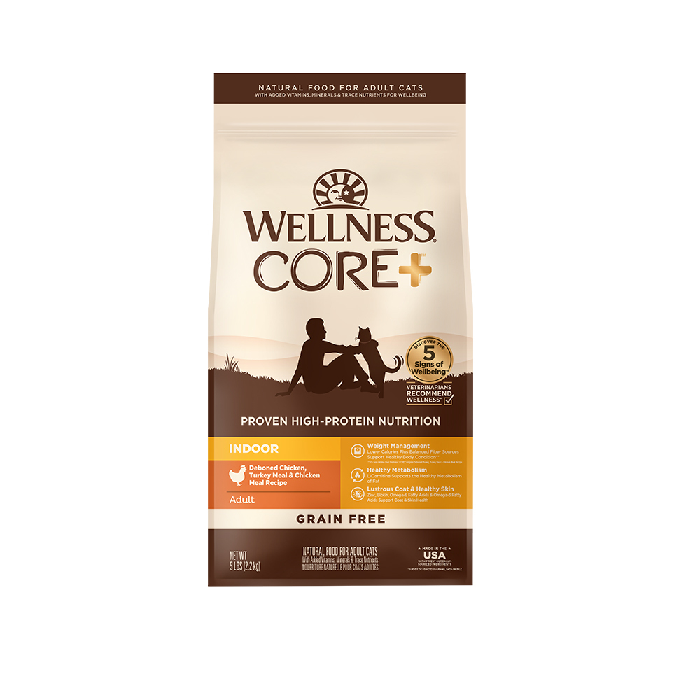 WELLNESS CORE 無穀系列-室內貓 新鮮雞肉(5磅)