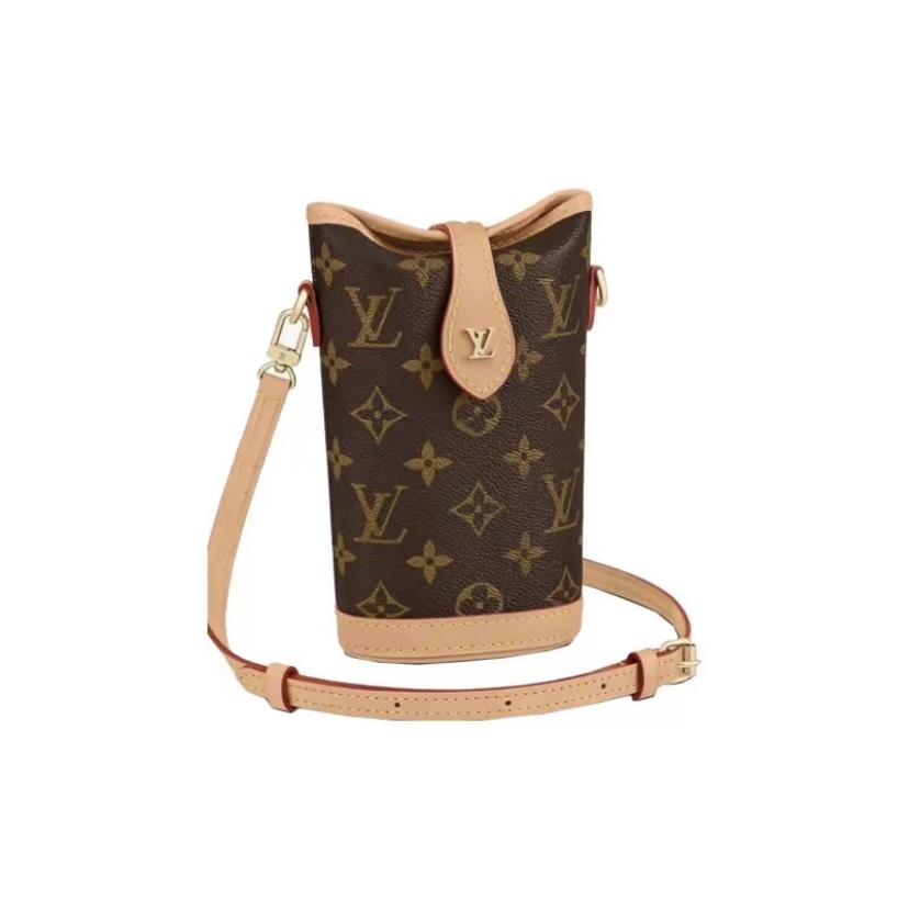 LOUIS VUITTON LV Fold Me Pouch Monogram 帆布隨身袋