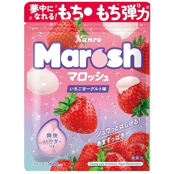 日本 Kanro Pure 軟糖 棉花糖 優格 水蜜桃 草莓 汽水