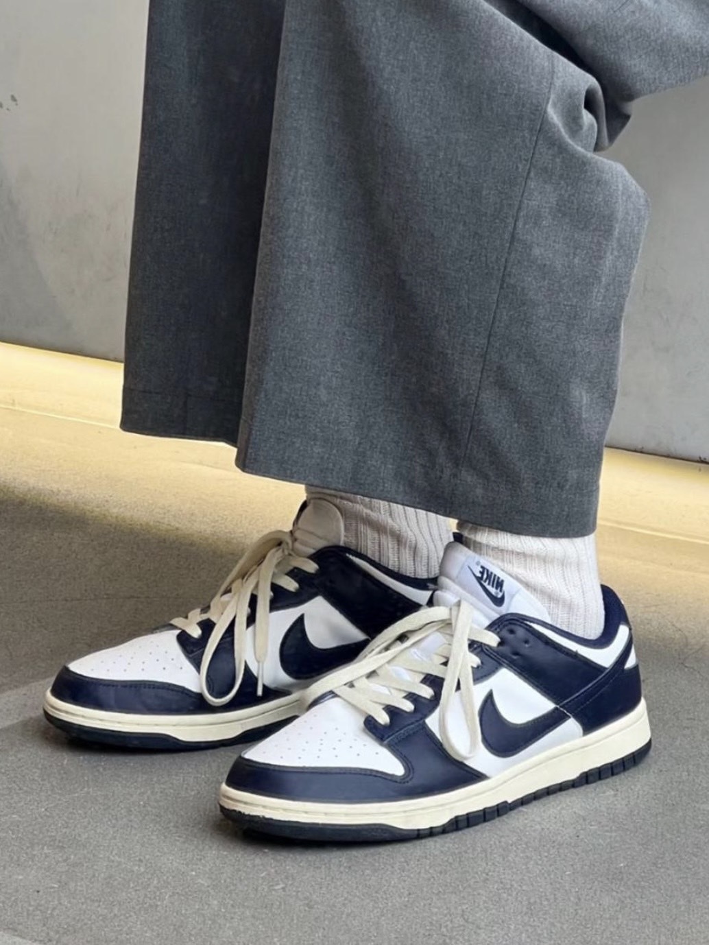 【現貨】NIKE W DUNK LOW "VINTAGE NAVY" 海軍藍 奶油底 FN7197100