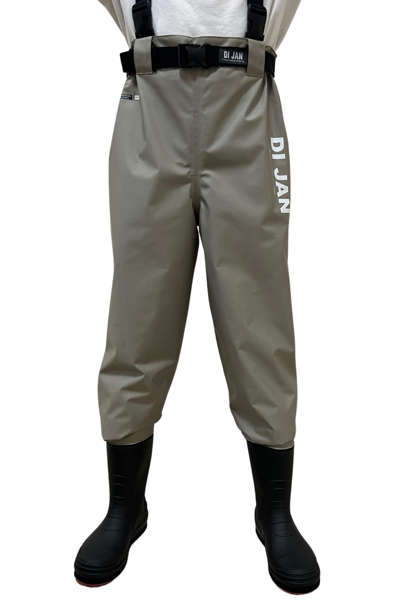 UW-625 高腰透氣釣魚褲 (專利S底毛氈+釘) 含腰帶