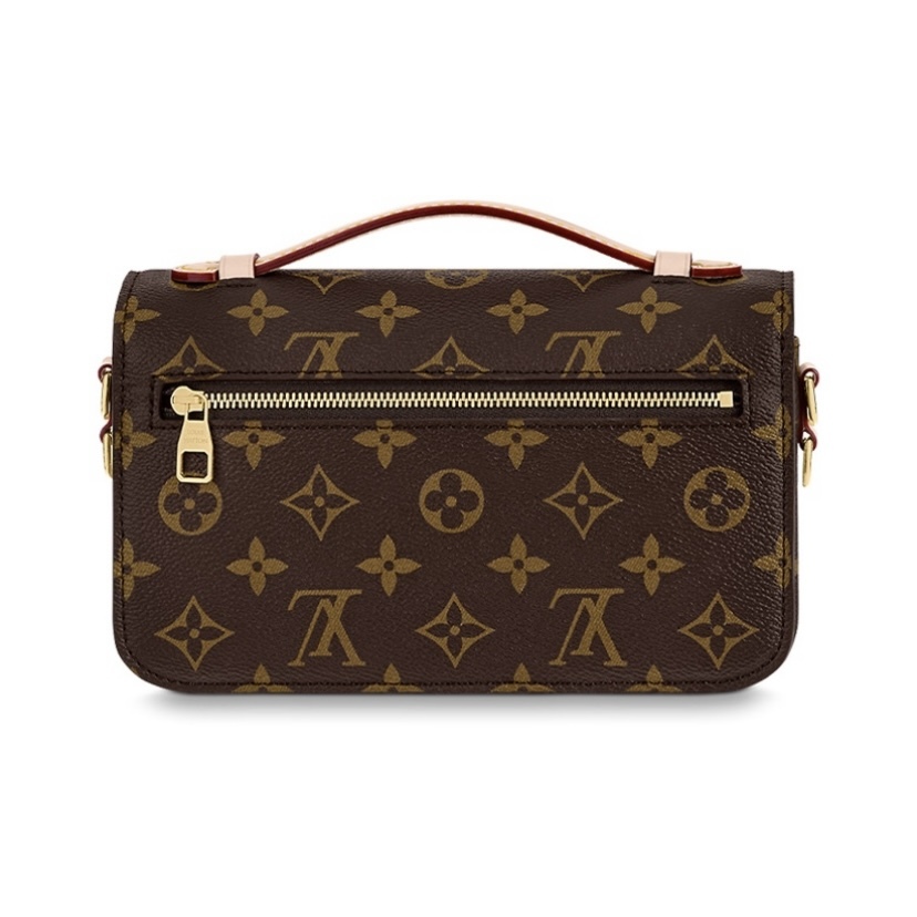 LOUIS VUITTON LV Pochette Métis East West Monogram 帆布手袋