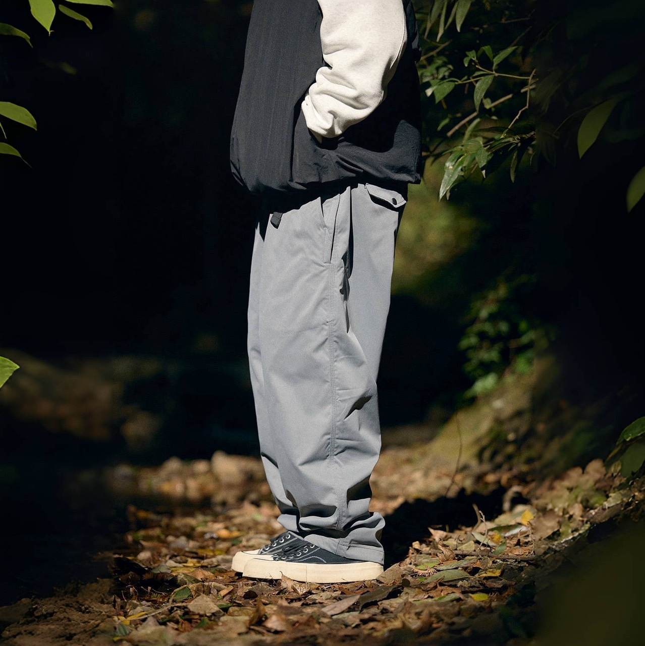 秋冬限定質感加絨微錐CHINO休閒褲